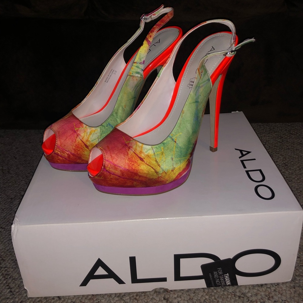 Colorful Aldo High Heel Shoes
